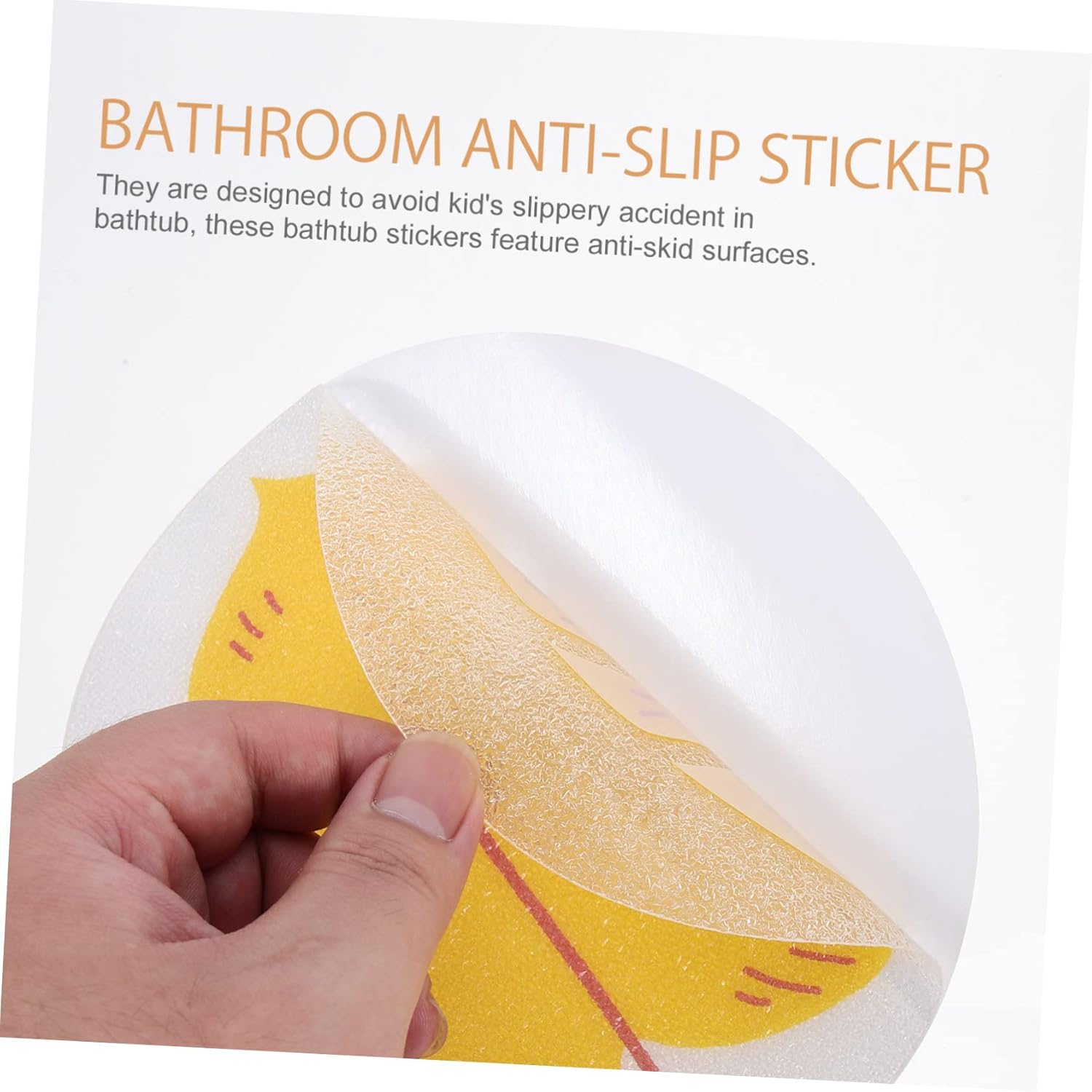 2sets Bathtub Stickers with Anti-Slip Design for Boy Girl