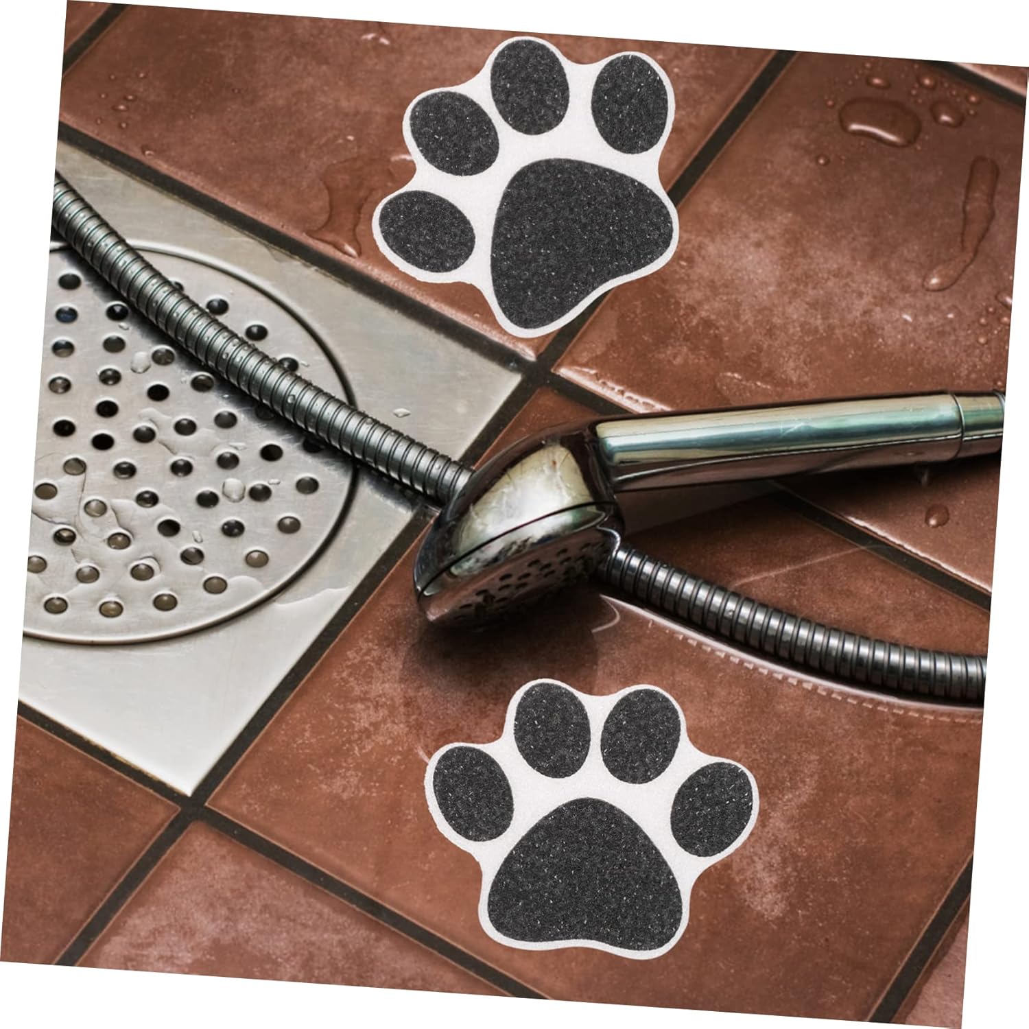 Non-Slip Bathtub Stickers 10pcs Paw Design Decals