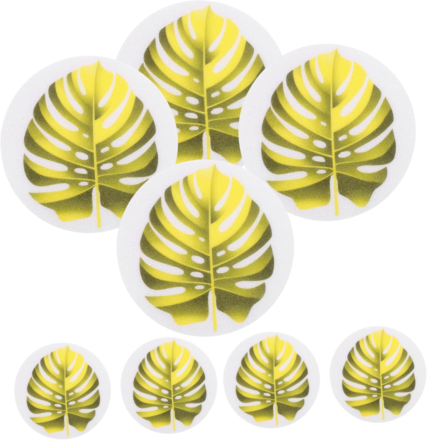 HAKIDZEL 1 Set Non-Slip Bathtub Decals Beige Yellow