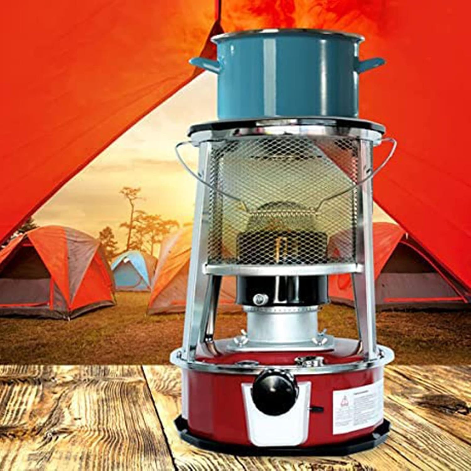 WJ Mobile Fuel Oil Heater 46L Portable Kerosene Space Heater