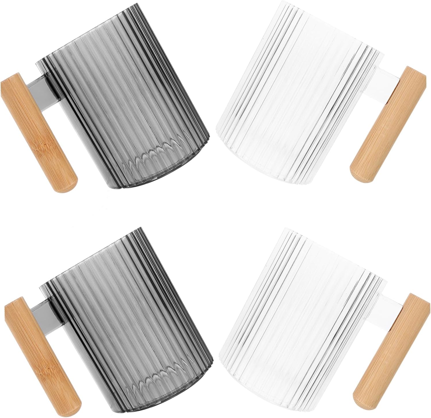 ULTECHNOVO 4Pcs Reusable Toothbrush Cups