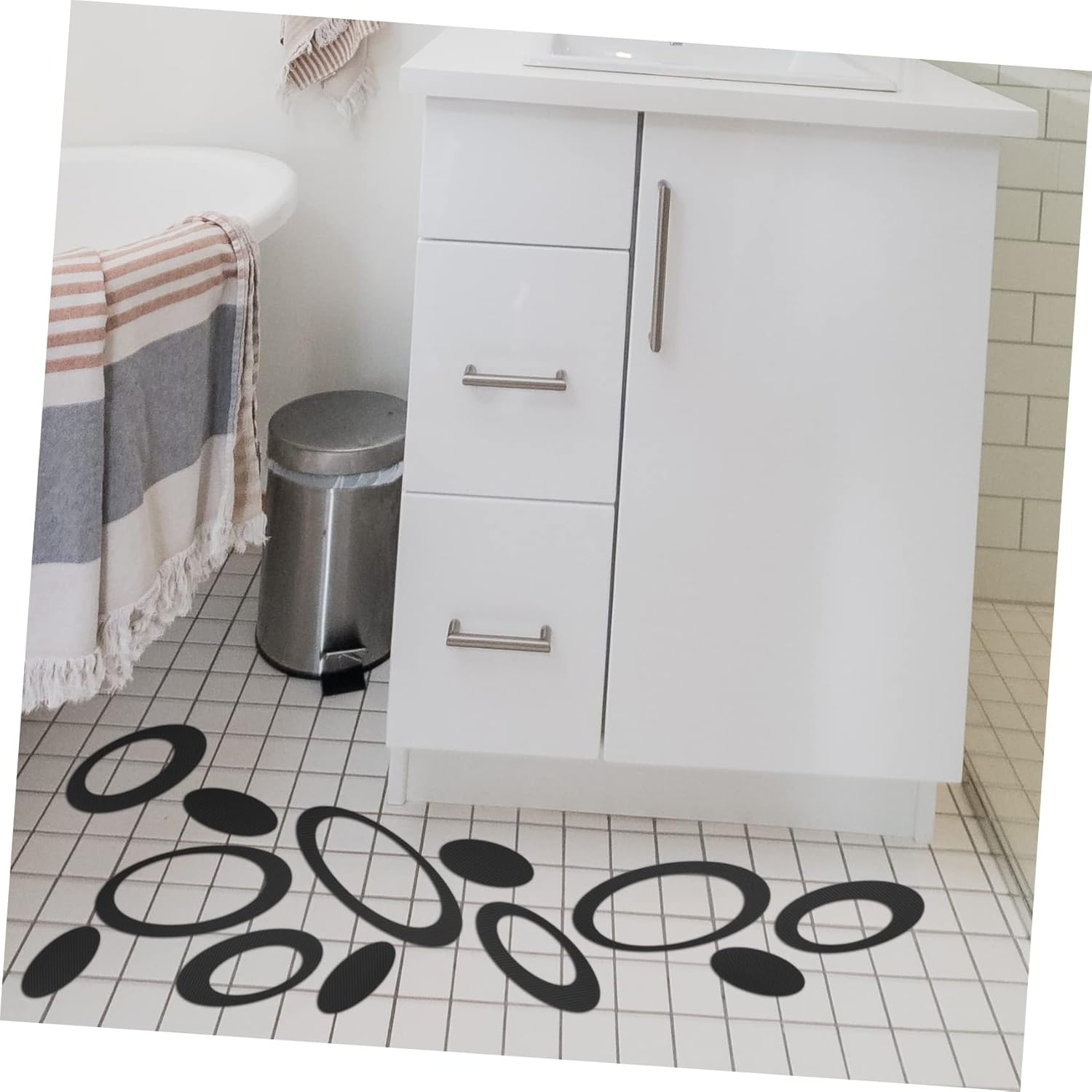 PRETYZOOM Non Slip Bathtub Stickers 20 Sheets Easy Install