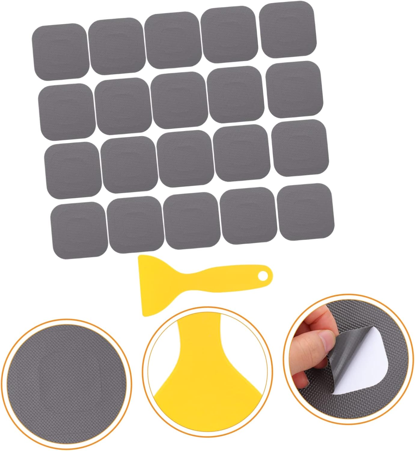Ciieeo 20PCS Non-Slip Bathroom Decals for Bathtub and Floor