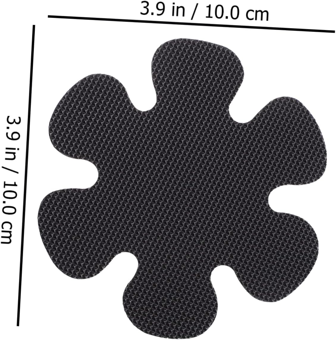Yardenfun 20Pcs Flower Shaped Non-Slip Bathroom Stickers