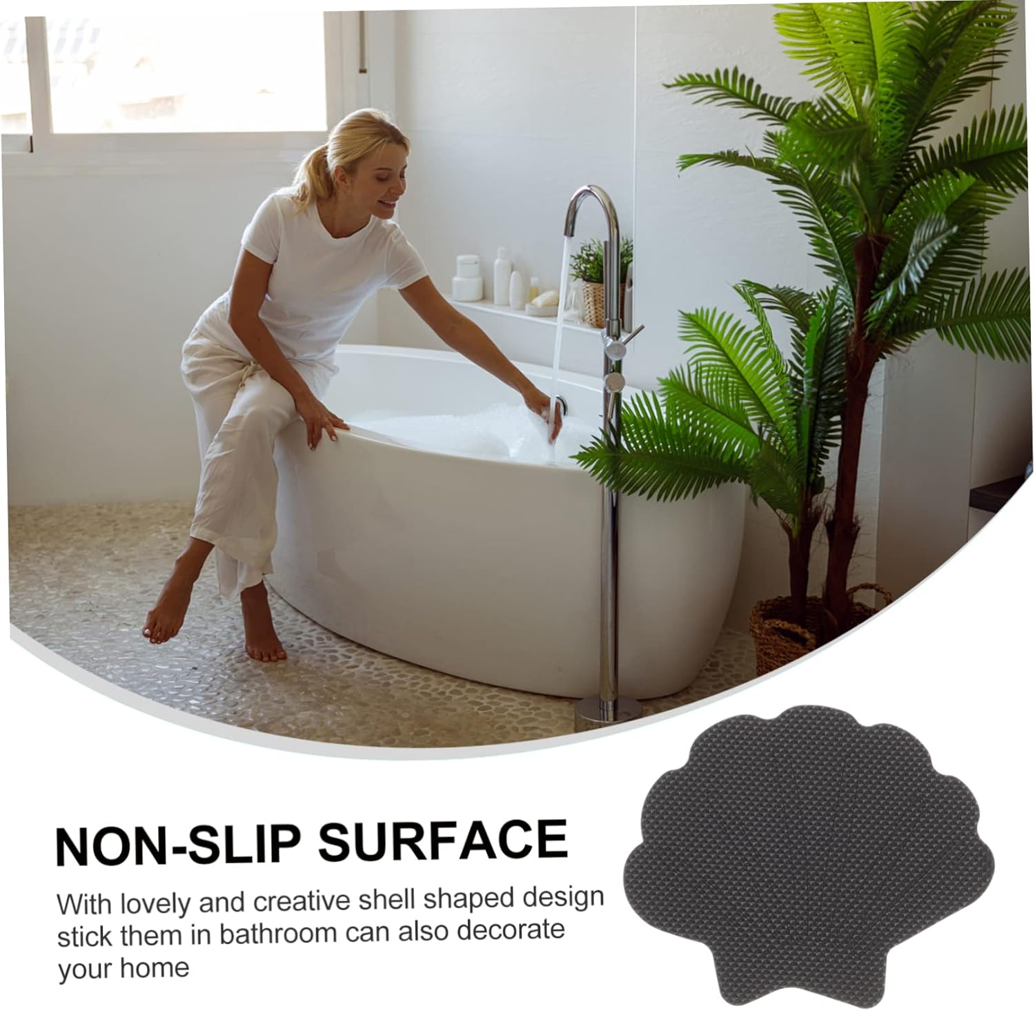 Zerodeko Anti-Slip Bathroom Safety Decals