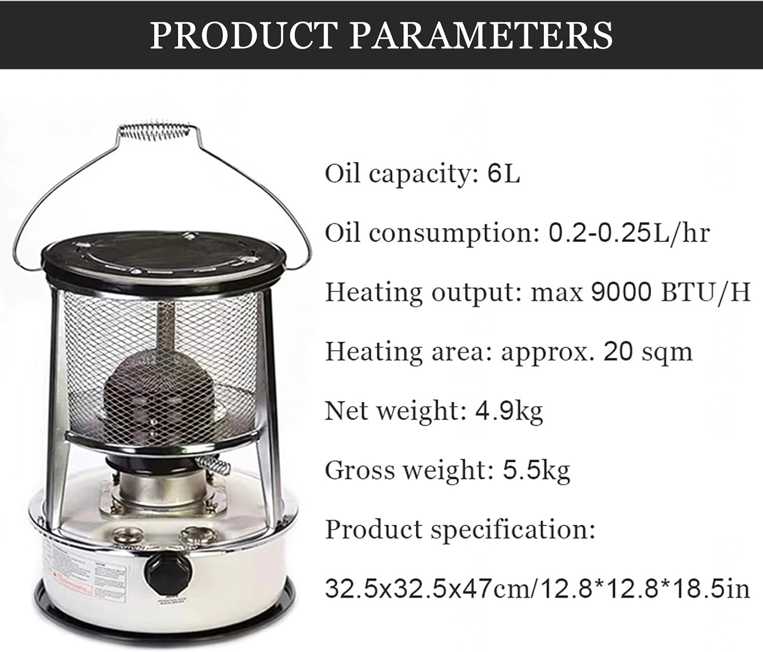 Portable Kerosene Stove for Indoor and Outdoor Use