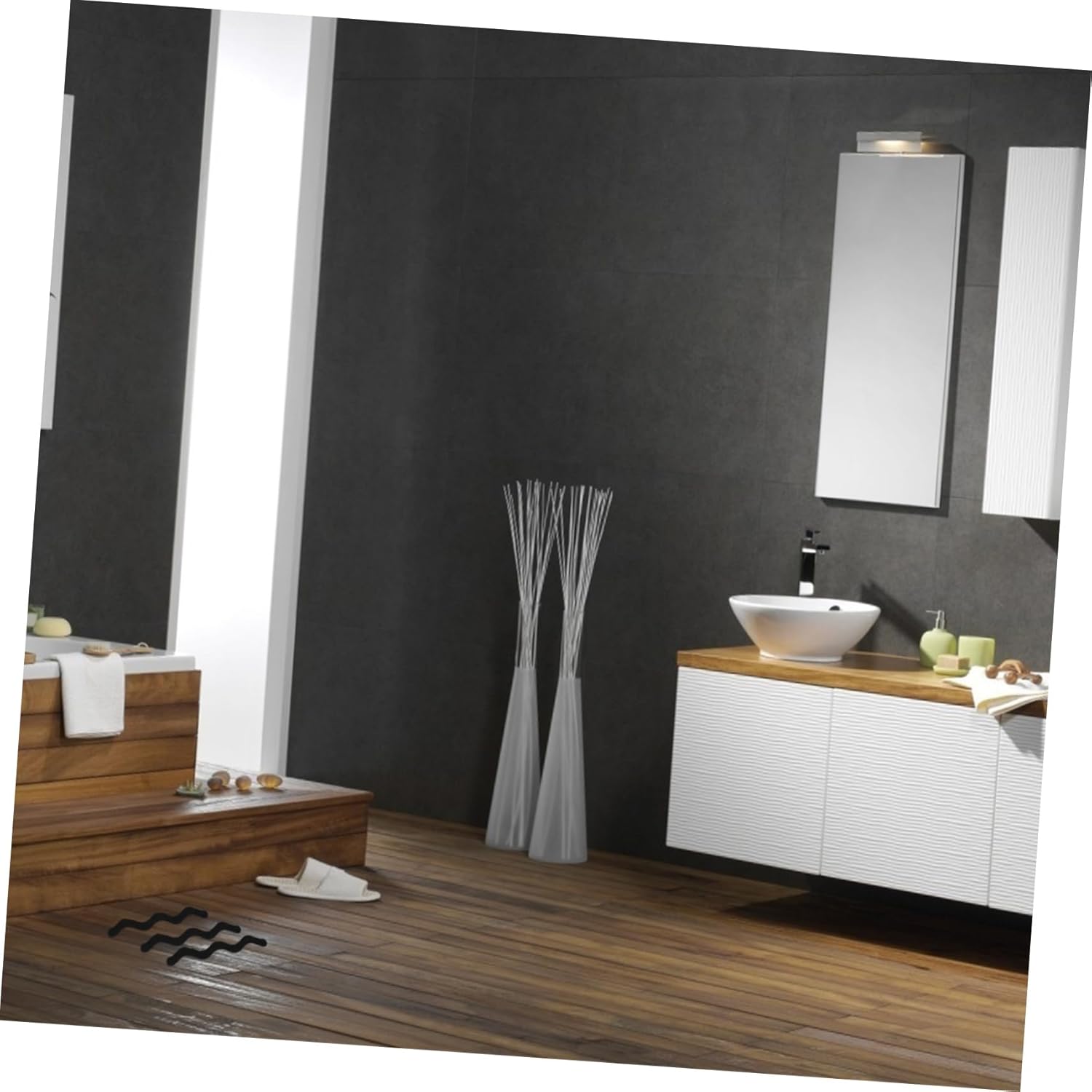 Anneome Slip Bathtub Stickers 24pcs Non-Slip Floor Tapes for Bathroom