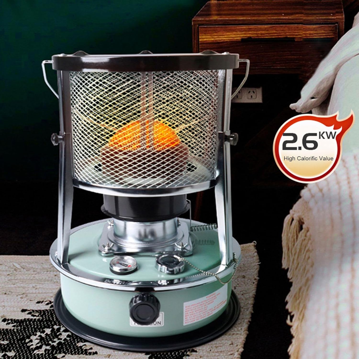 DECORN Kerosene Heater - 2600W Indoor Outdoor Camping Use