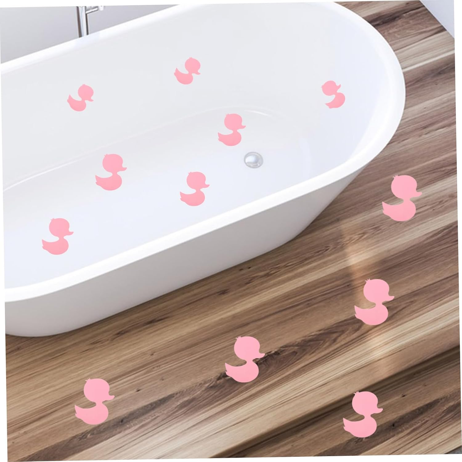 FOYTOKI 12Pcs Duck Anti-Slip Bathtub Stickers