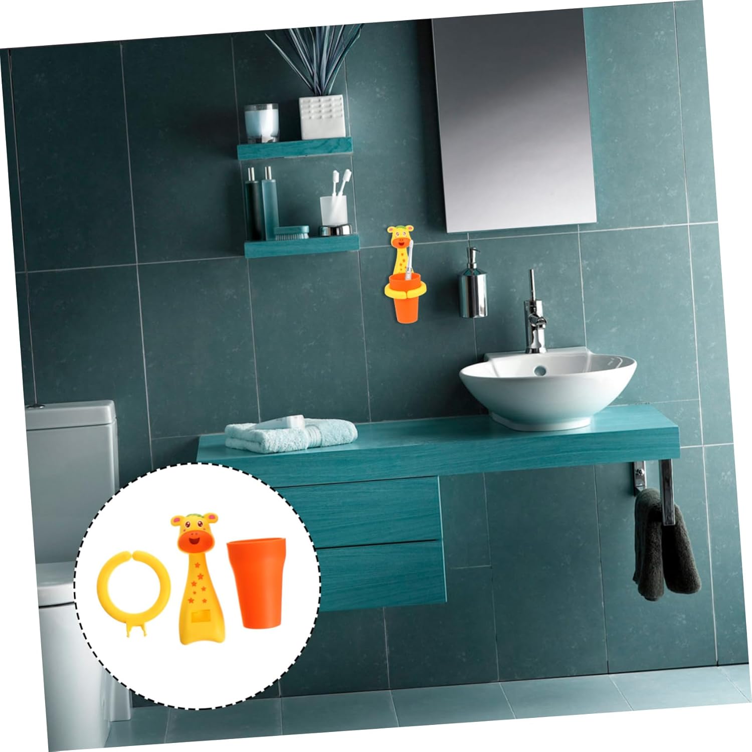PRETYZOOM Toothbrush Holder Wall Mount