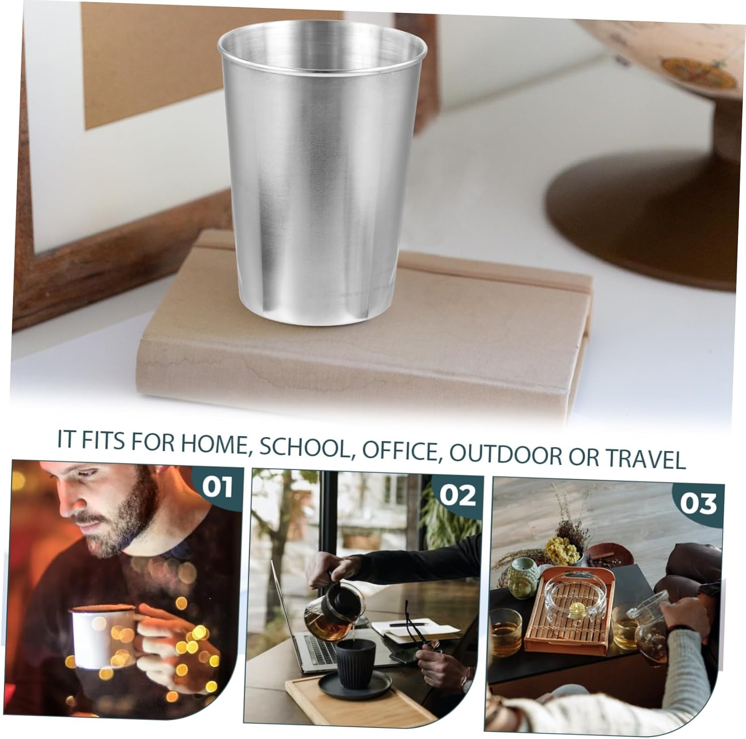 Stainless Steel Toothbrush Tumbler Cup for Home and More 1