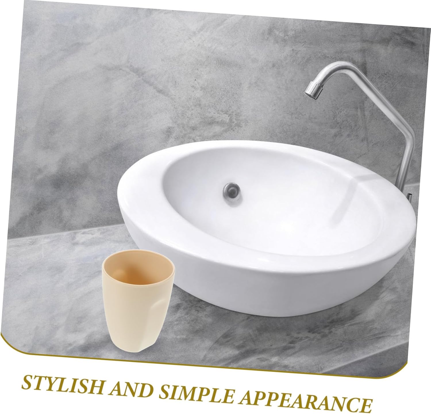 OUNONA Bathroom Tumbler Modern Toothbrush Holder