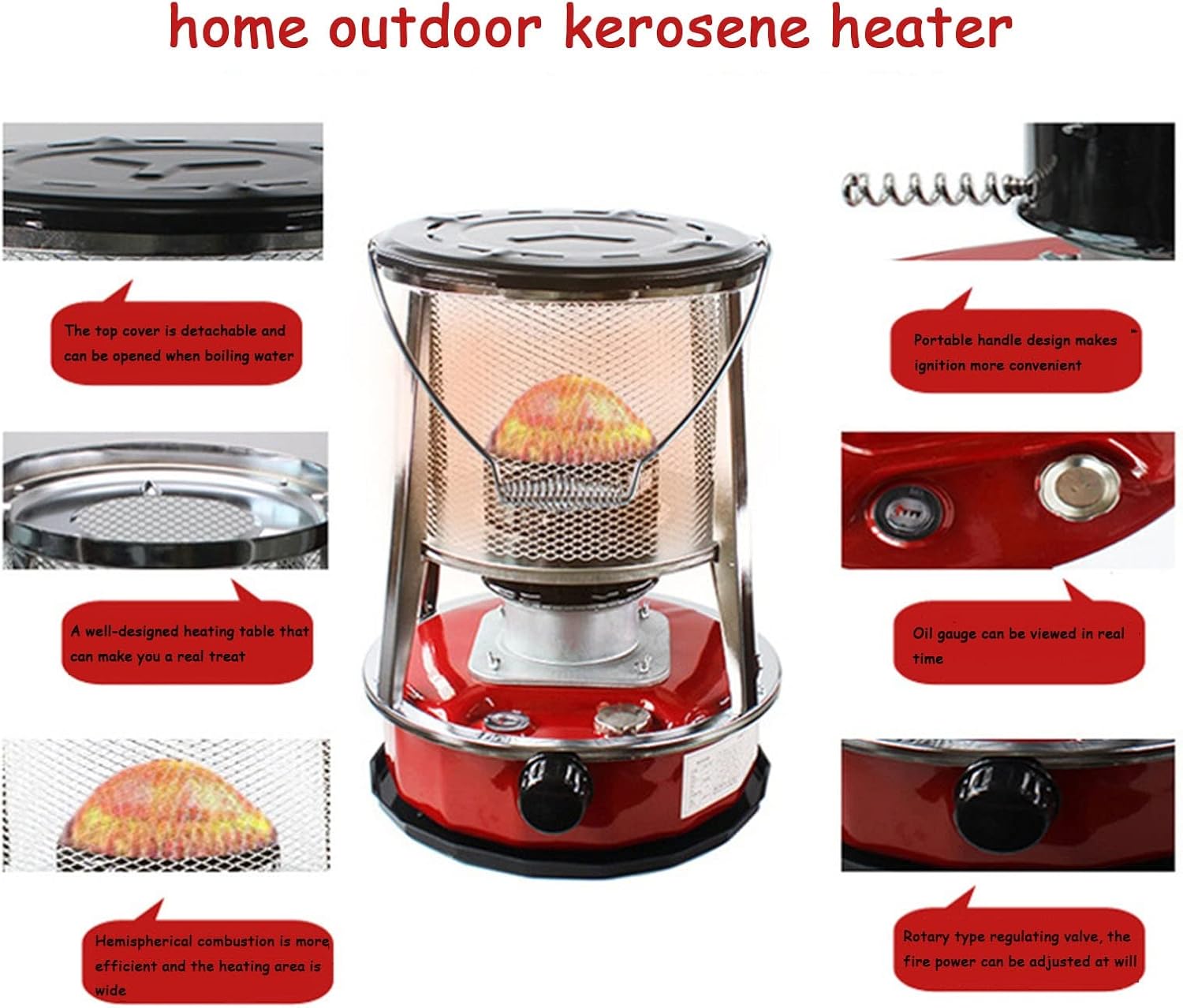ZJTY Kerosene Heater Portable for Camping and Outdoor Use