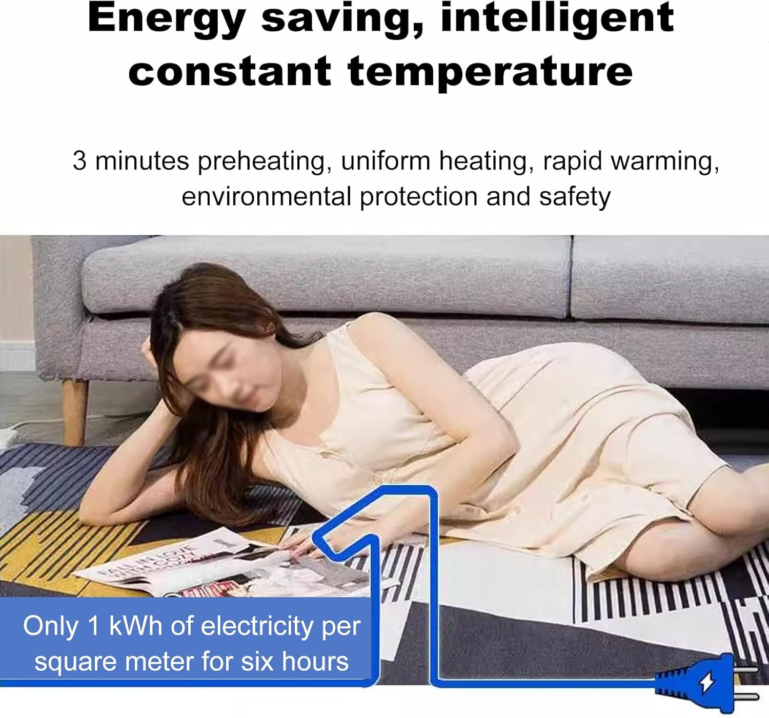 FQEXNFW Smart Space Heater with Graphene Technology