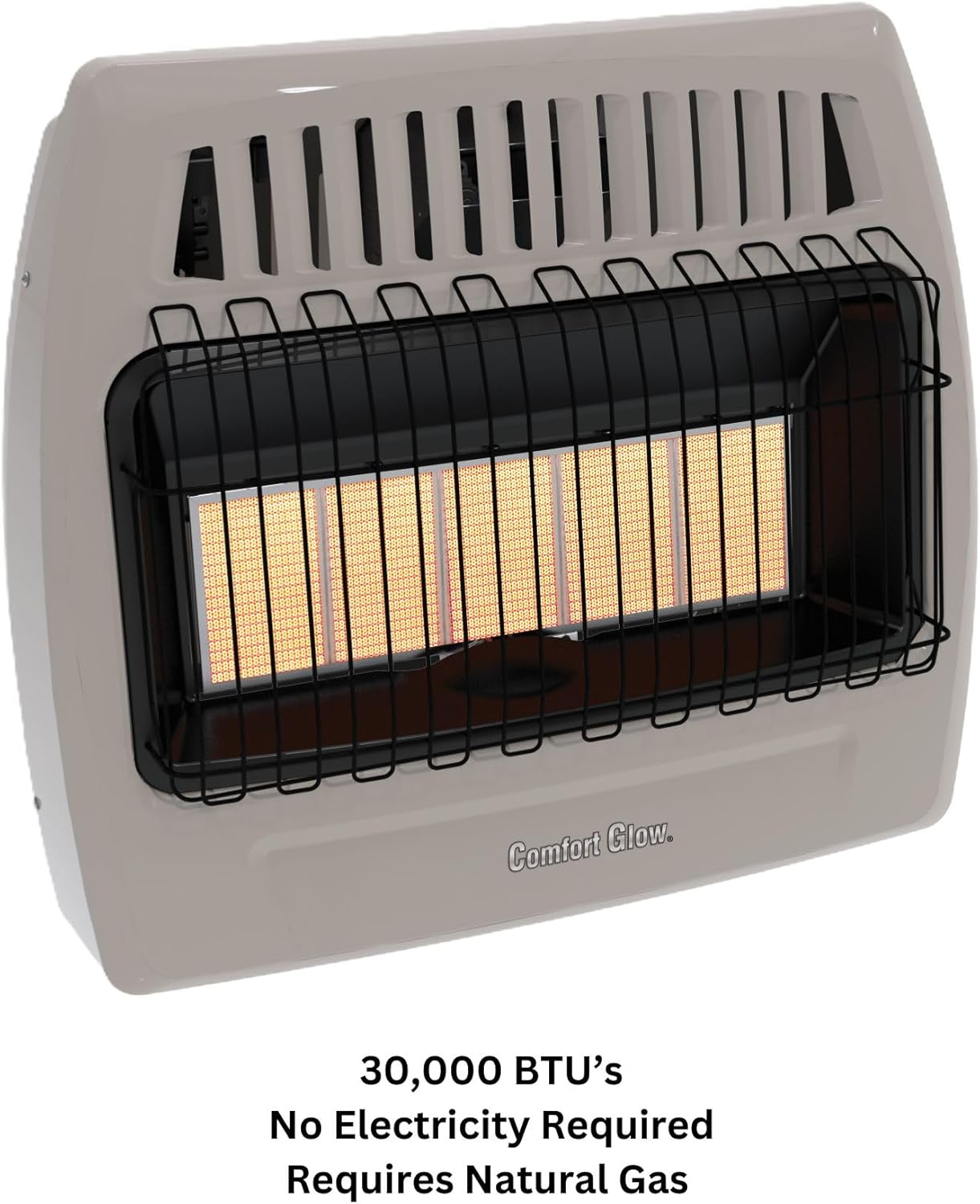 Comfort Glow 30000 BTU Natural Gas Heater Indoor Vent Free