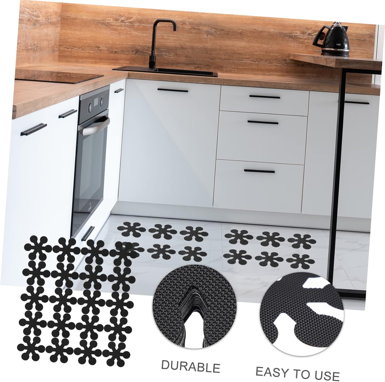 Non-Slip Stickers for Bathtub 20 Pieces Snowflake Design Safety Strips
