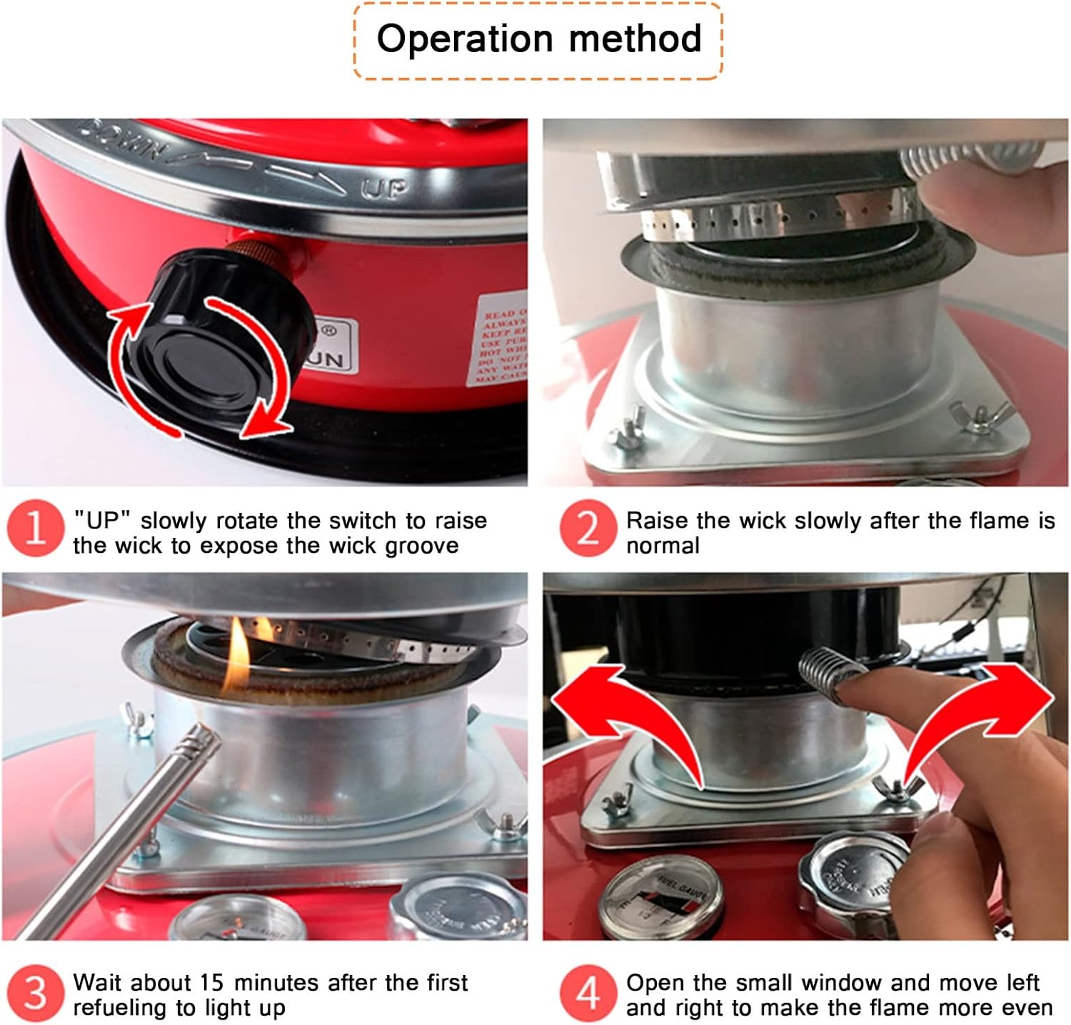 Serchou Kerosene Stove Portable Heater with Adjustable Power