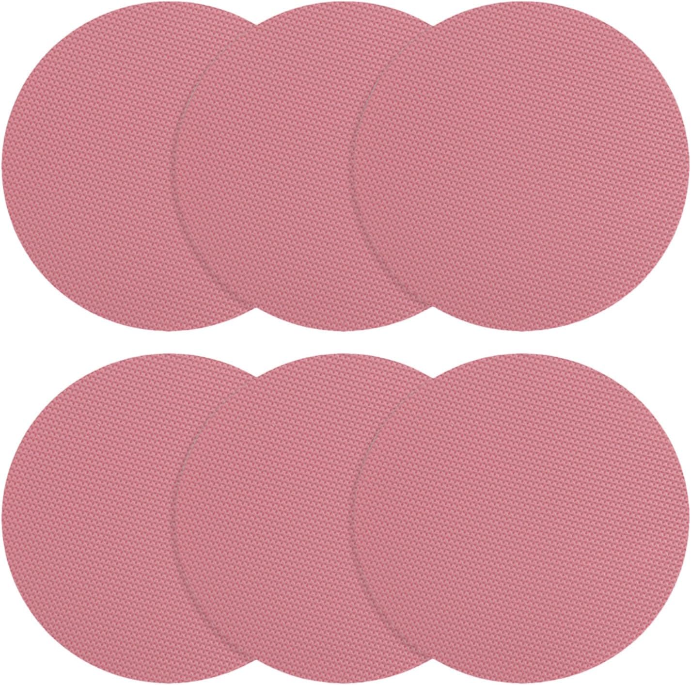6 Piece Round Anti-Slip Shower Floor Stickers with Grip Decals