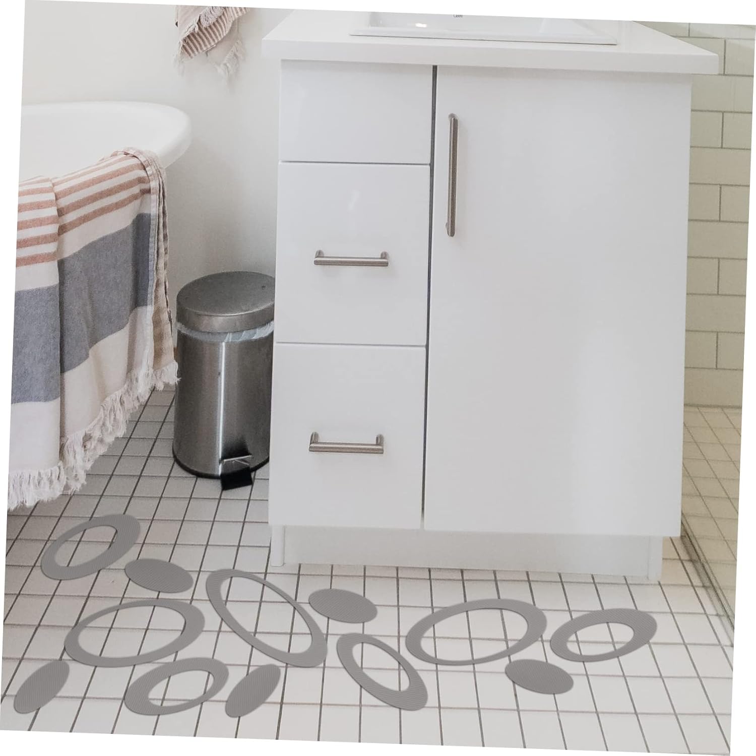WOONEKY Safety Anti-Slip Stickers for Bathroom