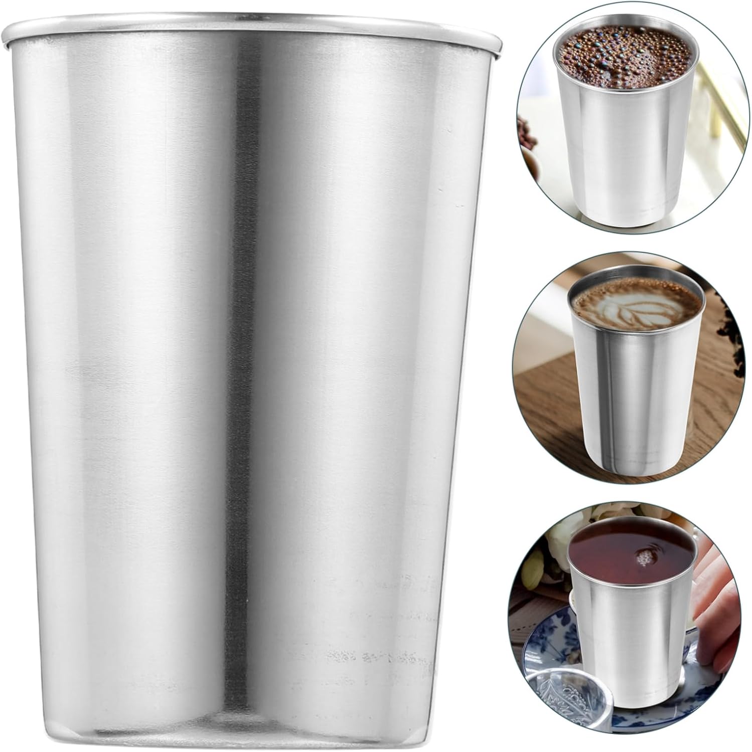 LIFKOME Multi-Use Stainless Steel Water Cup
