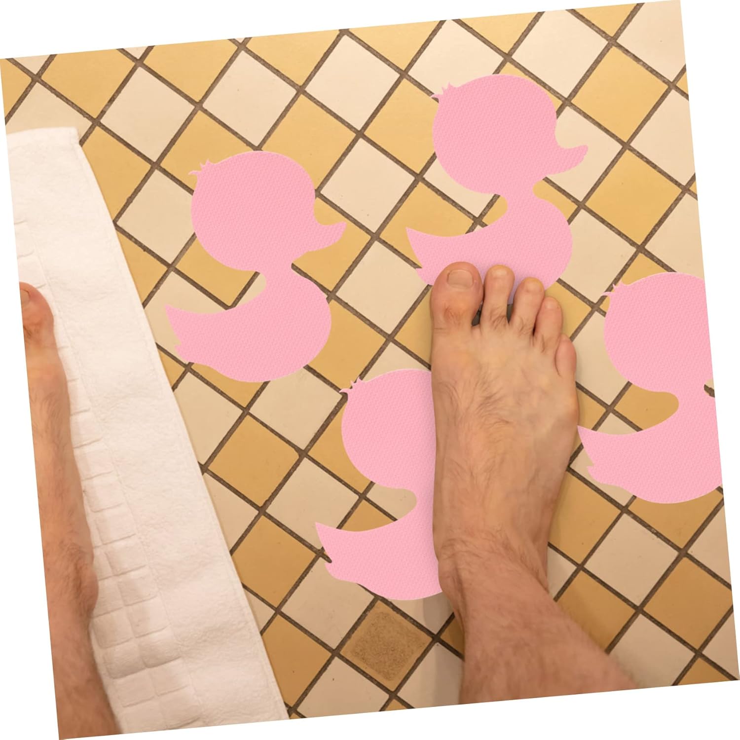 BEBEMOKO 24pcs Non-Slip Stickers for Bathrooms and Showers Safety