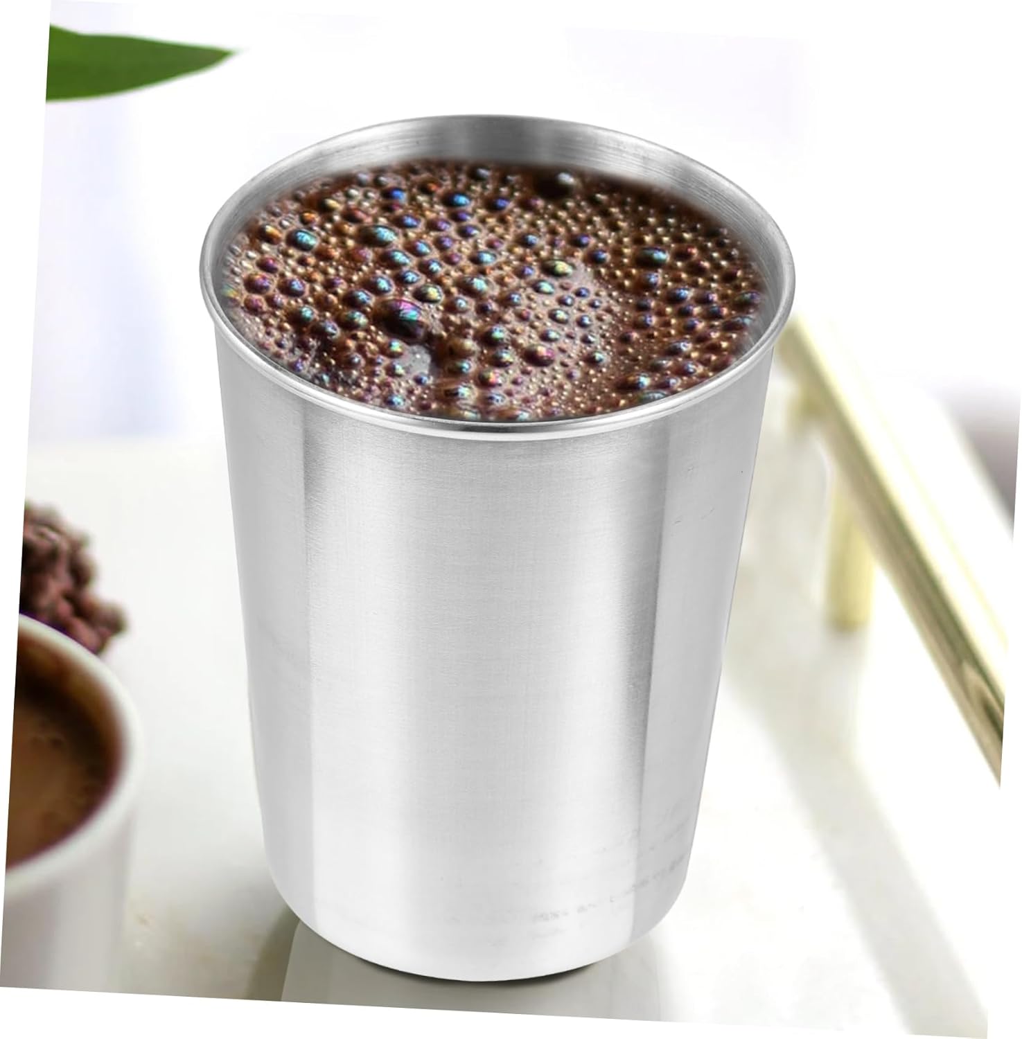 UTHCLO Stainless Steel Toothbrush Holder Cup
