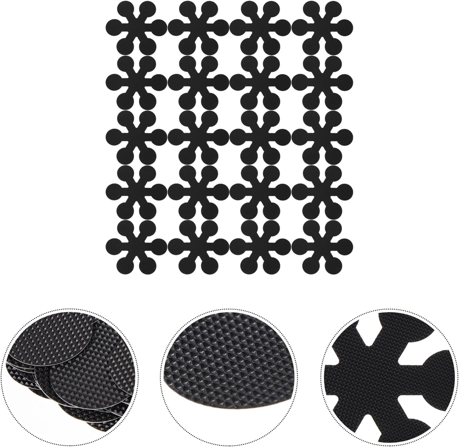 Non-Slip Bath Stickers 20pcs for Safety Decor