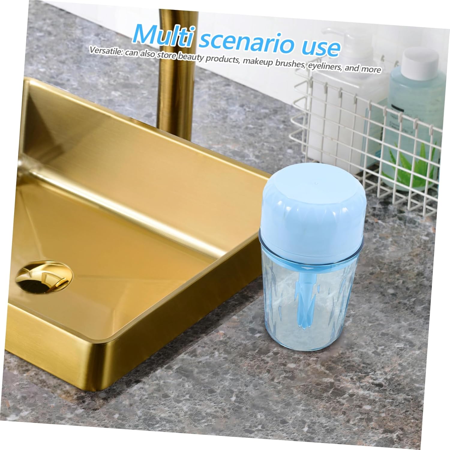 HOLIDYOYO Travel Toothbrush and Cup Holder Organizer