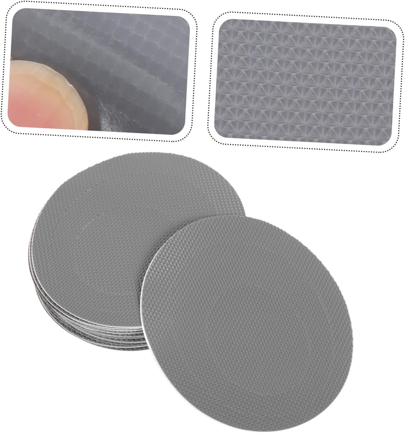 Amosfun 20 Sheets Non-Slip Bath Decals Peva Material