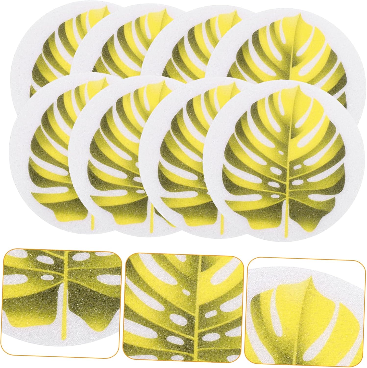ULTECHNOVO Leaf Shape Non-Slip Bathtub Stickers