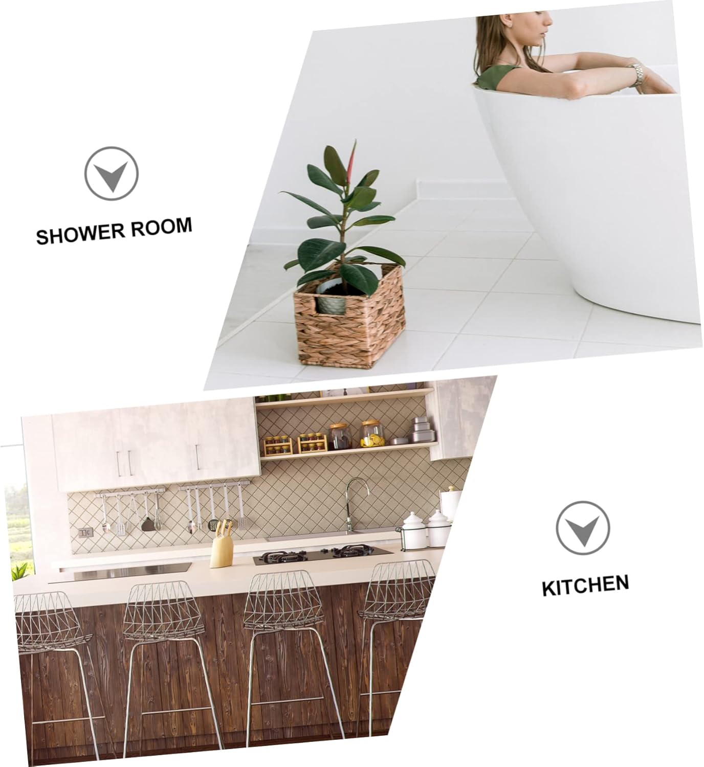 MAGICLULU Anti-Slip Shower Stickers Sea Shell Design