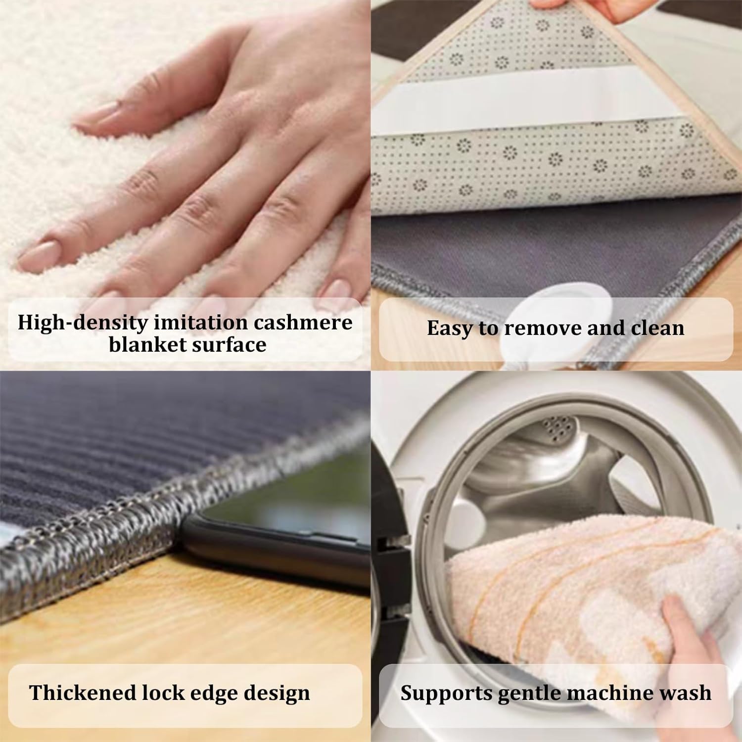 Jidanmian Graphene Heated Rug with 12-Hour Timer