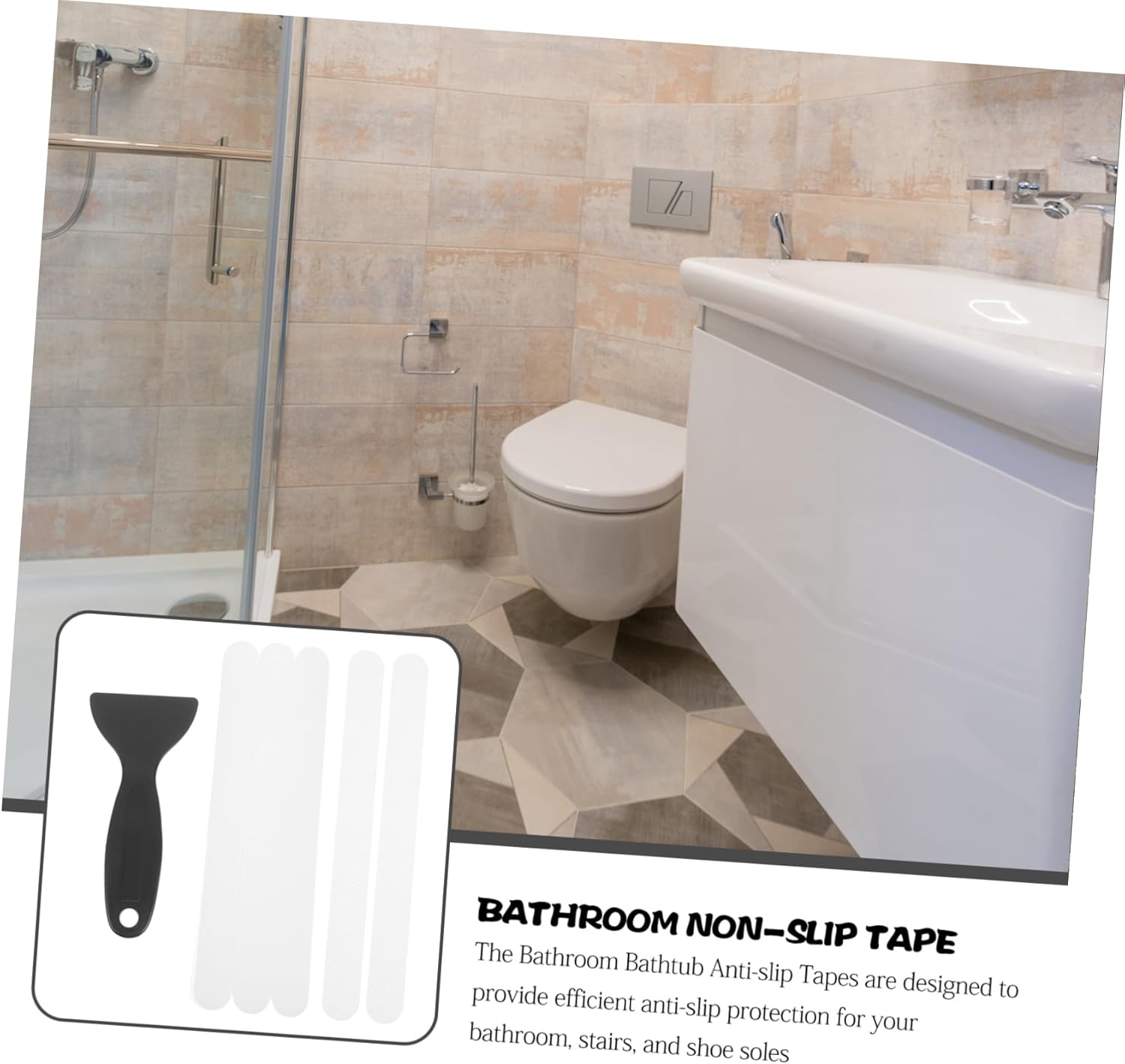 Yardenfun 1Set Non Slip Bath Tub Decals