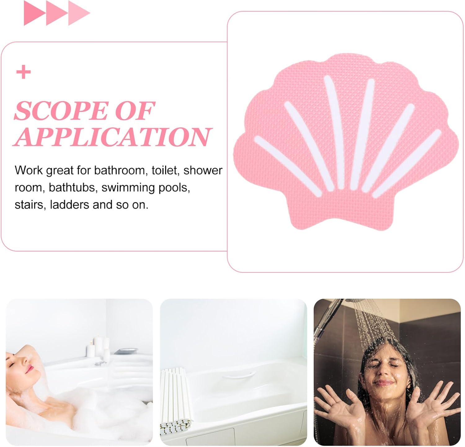 STOBAZA Non-Slip Bathtub Stickers for Safety and Style