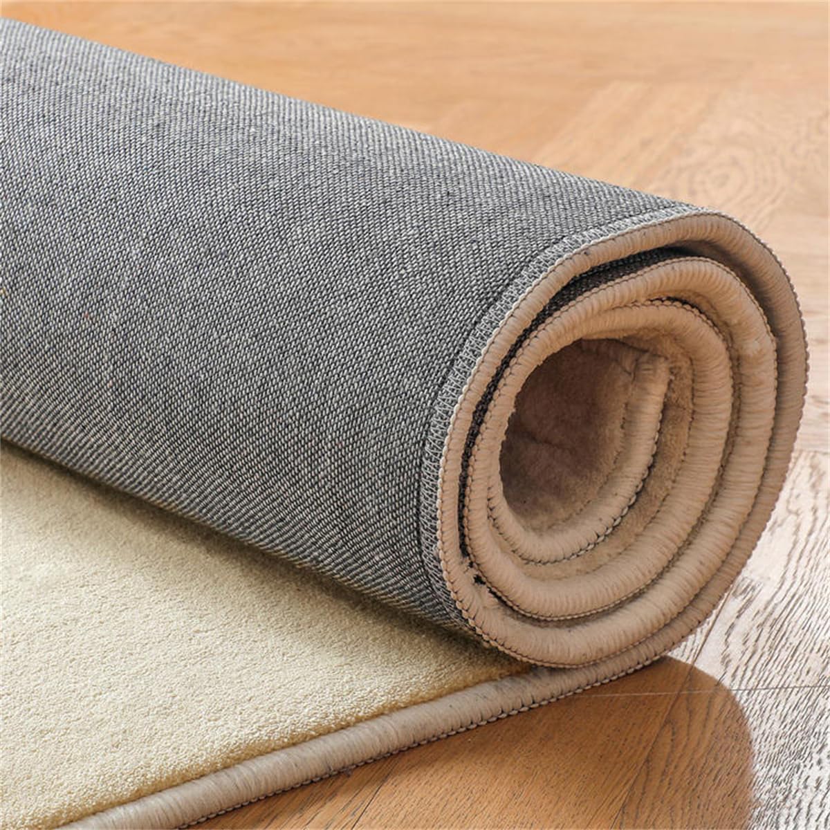 WSNCXFW 80x190cm Graphene Heated Floor Rug with Non-Slip Back