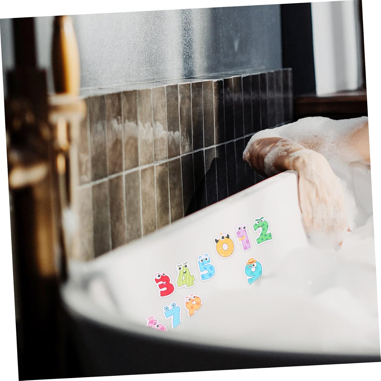 Ciieeo 10pcs Non-Educational Skid Bath Decals - Safe for Toddlers