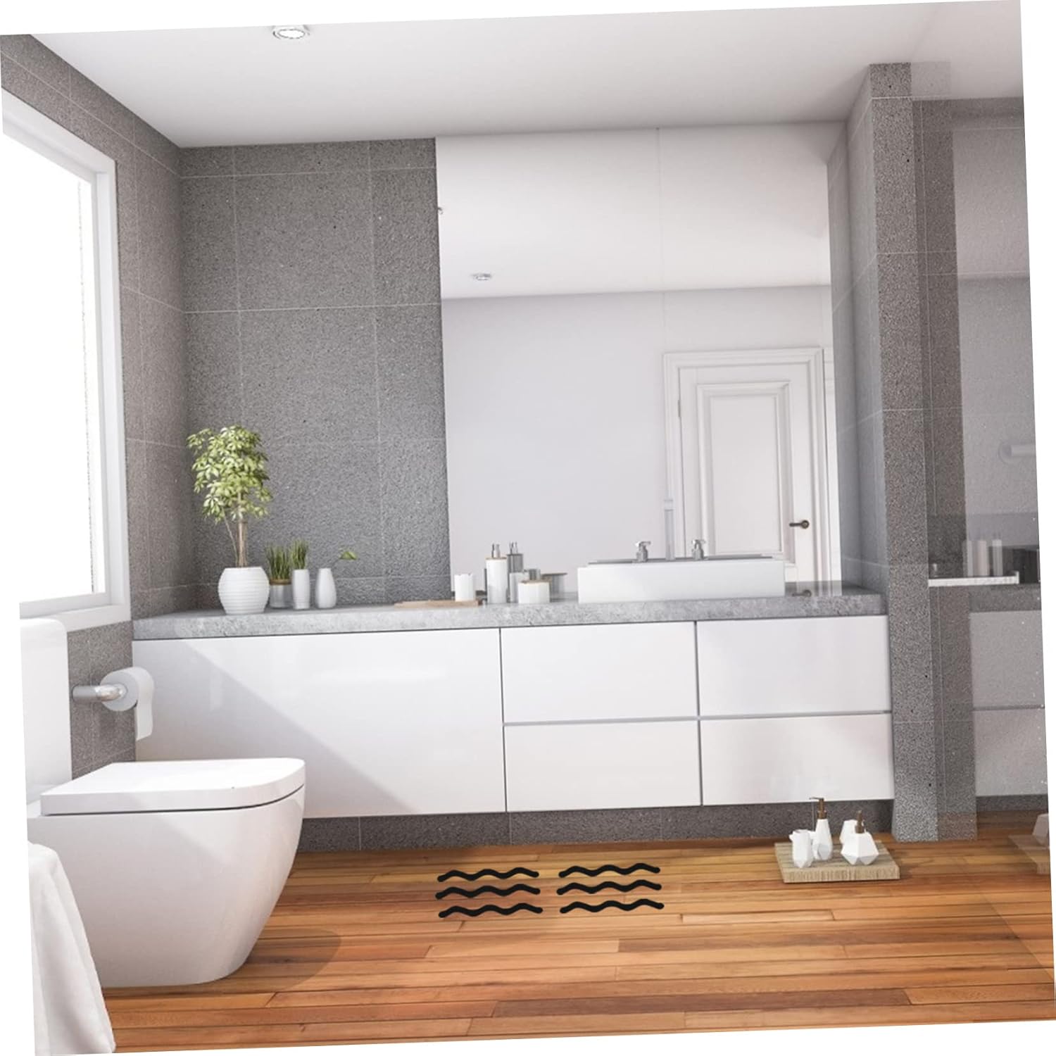 Zerodeko 24pcs Anti-Slip Stickers for Bathroom