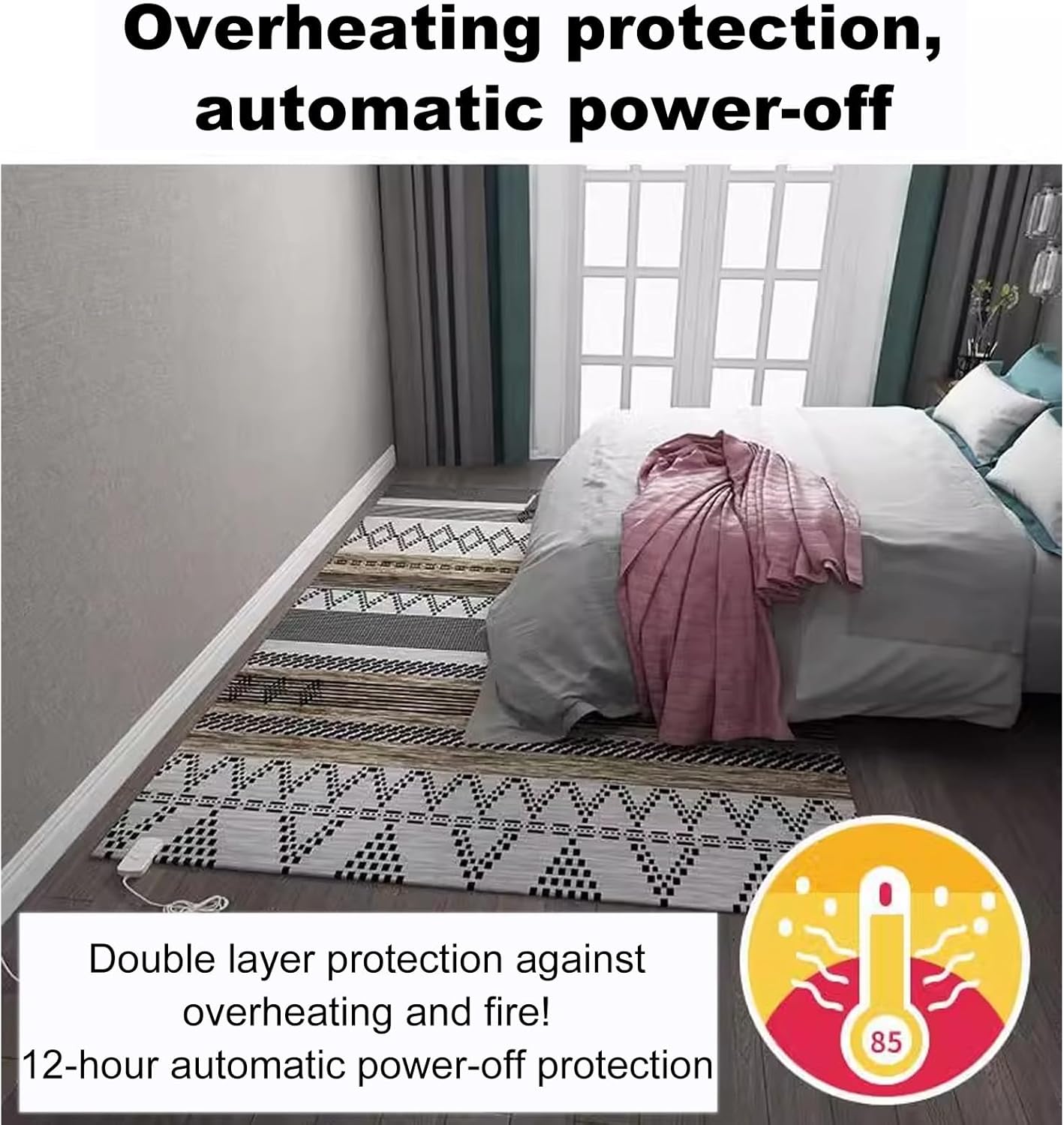 FQEXNFW Smart Space Heater with Graphene Technology
