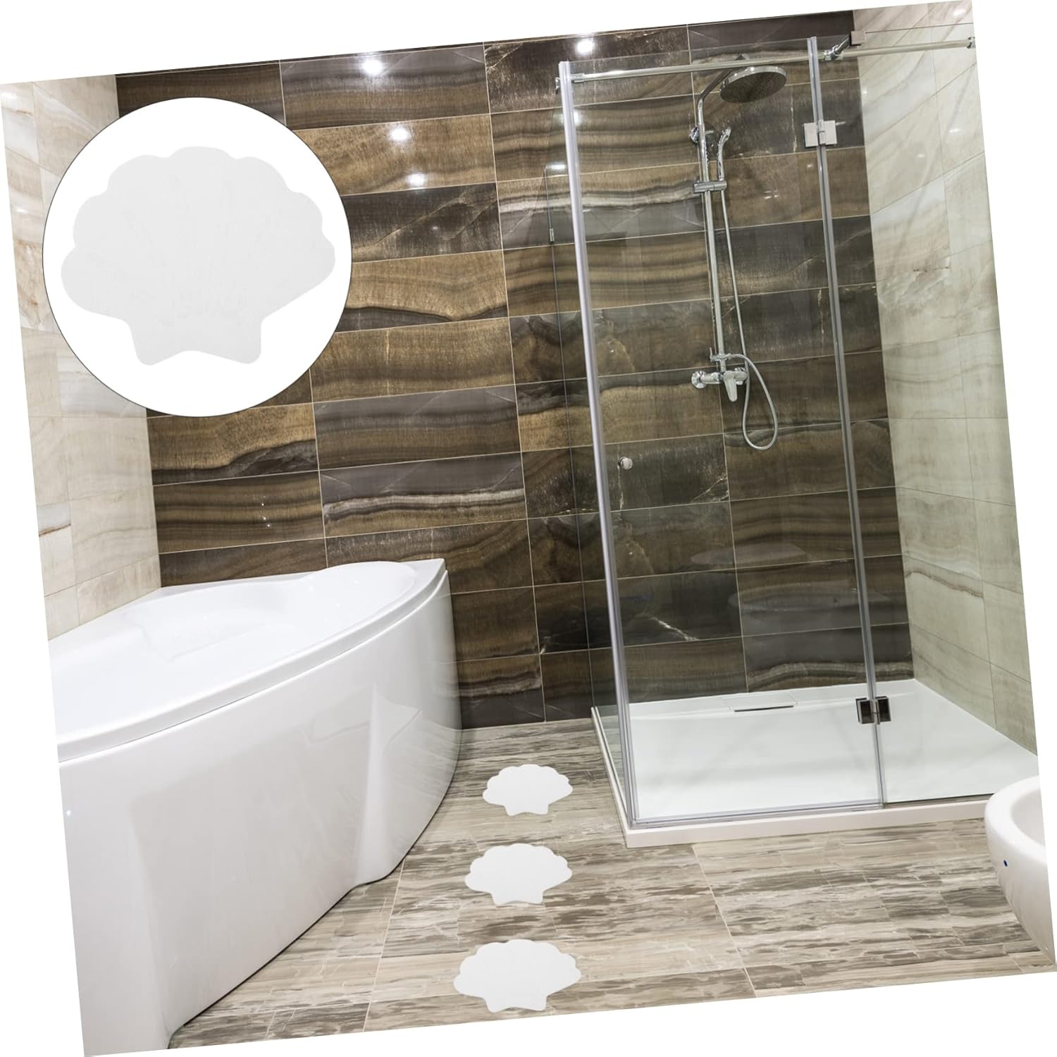 Ciieeo Cartoon Bathtub Stickers - Skid Proof Safety Decals for Kids