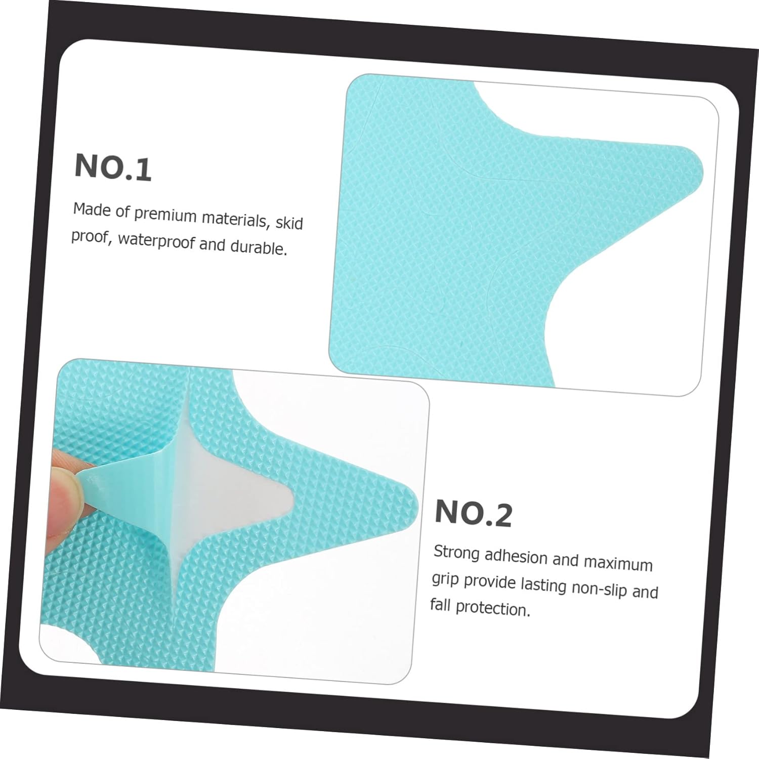 Luxshiny 20pcs Anti-Slip Bath Sticker for Tub Safety Decals