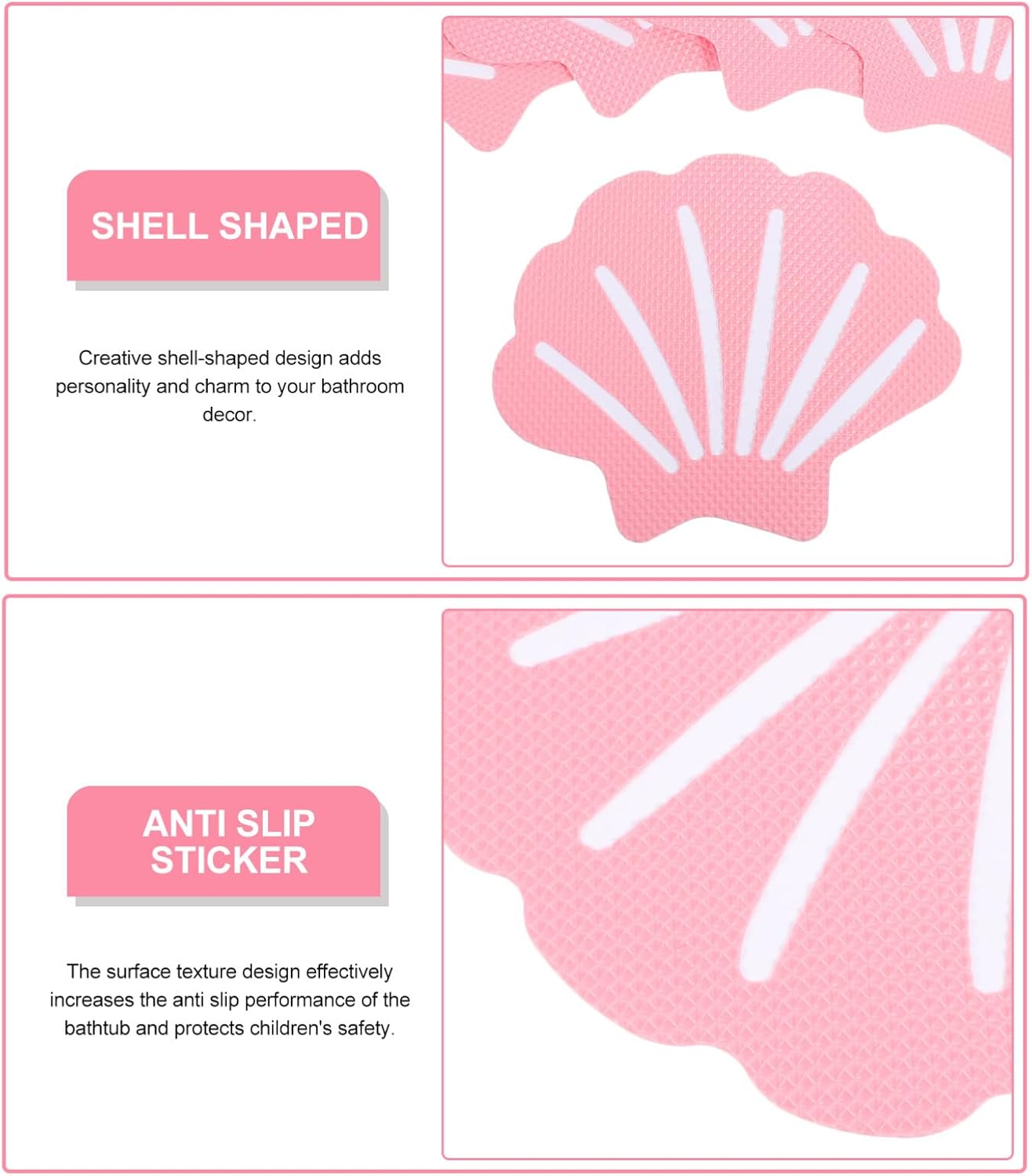 STOBAZA Non-Slip Bathtub Stickers for Safety and Style