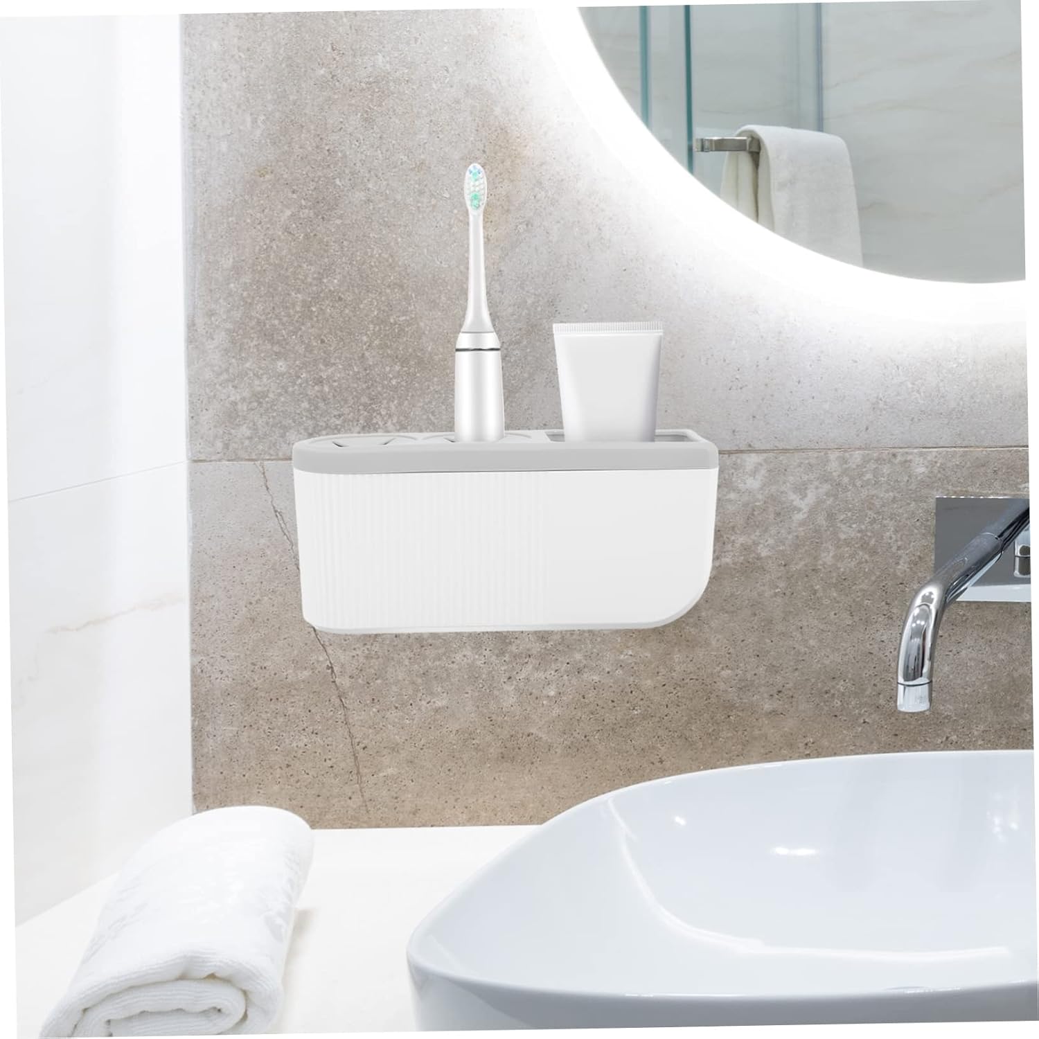 Yardenfun Wall Mounted Toothbrush Holder