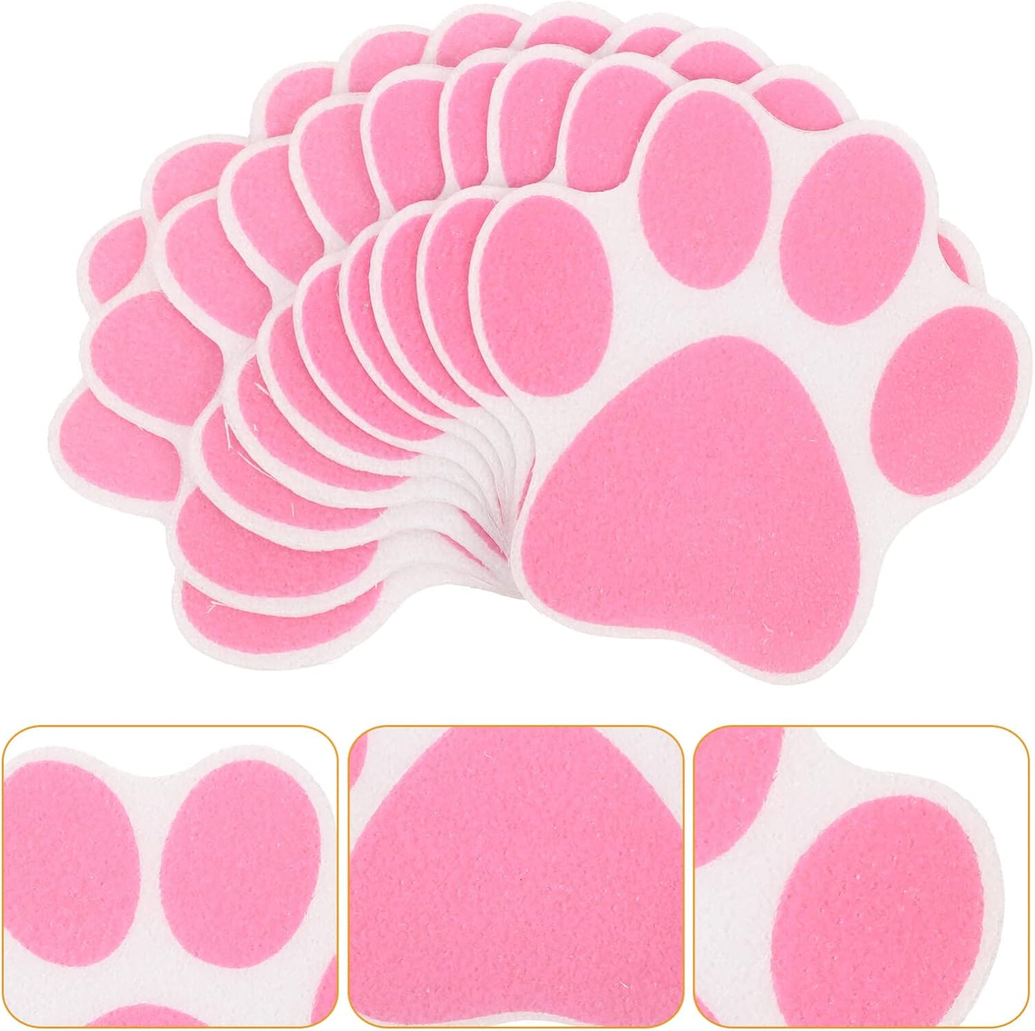 10pcs Paw Design Anti-Slip Stickers for Dog and Cat