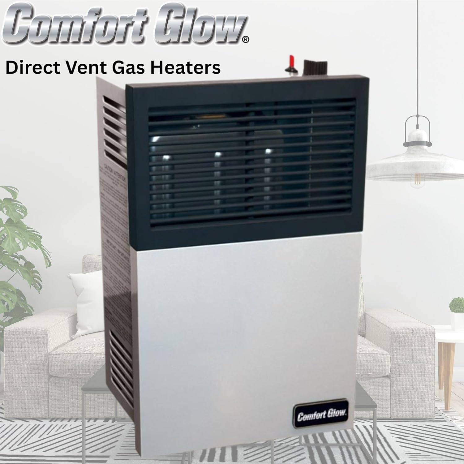 Comfort Glow 11000 BTU Propane Wall Heater Medium Gray