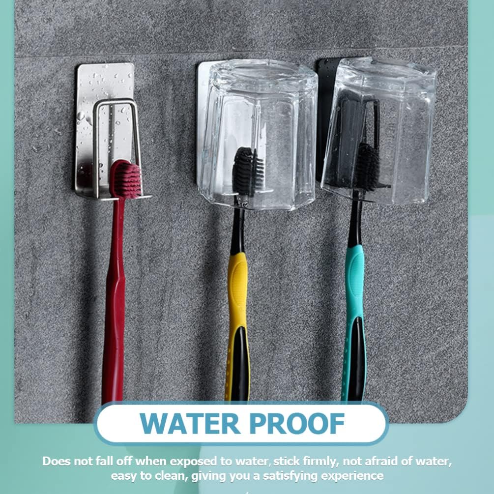 ULTECHNOVO 2pcs Wall Mounted Toothbrush Holders