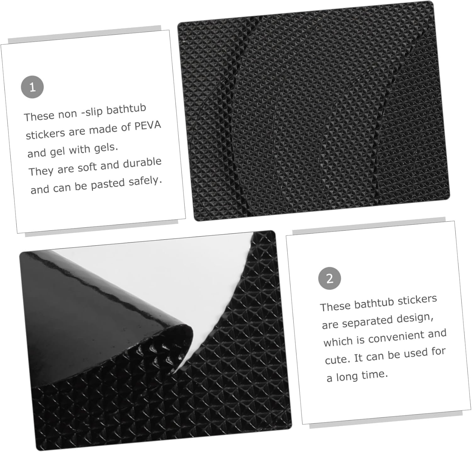 ABOOFAN 20 Pack Non-Slip Bath Tub Stickers