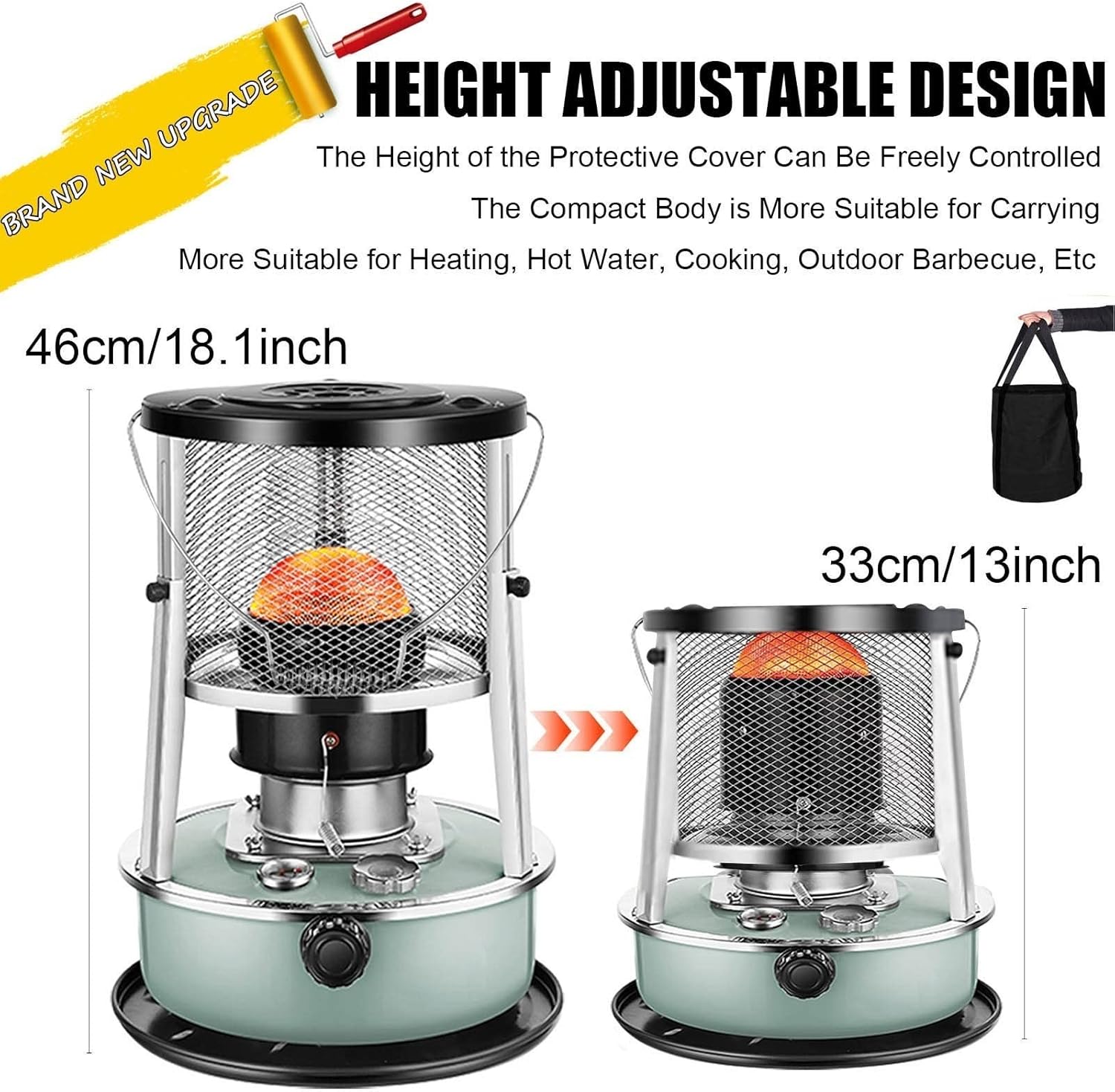 DuANgu Kerosene Heater Stove for Camping and Indoor Use