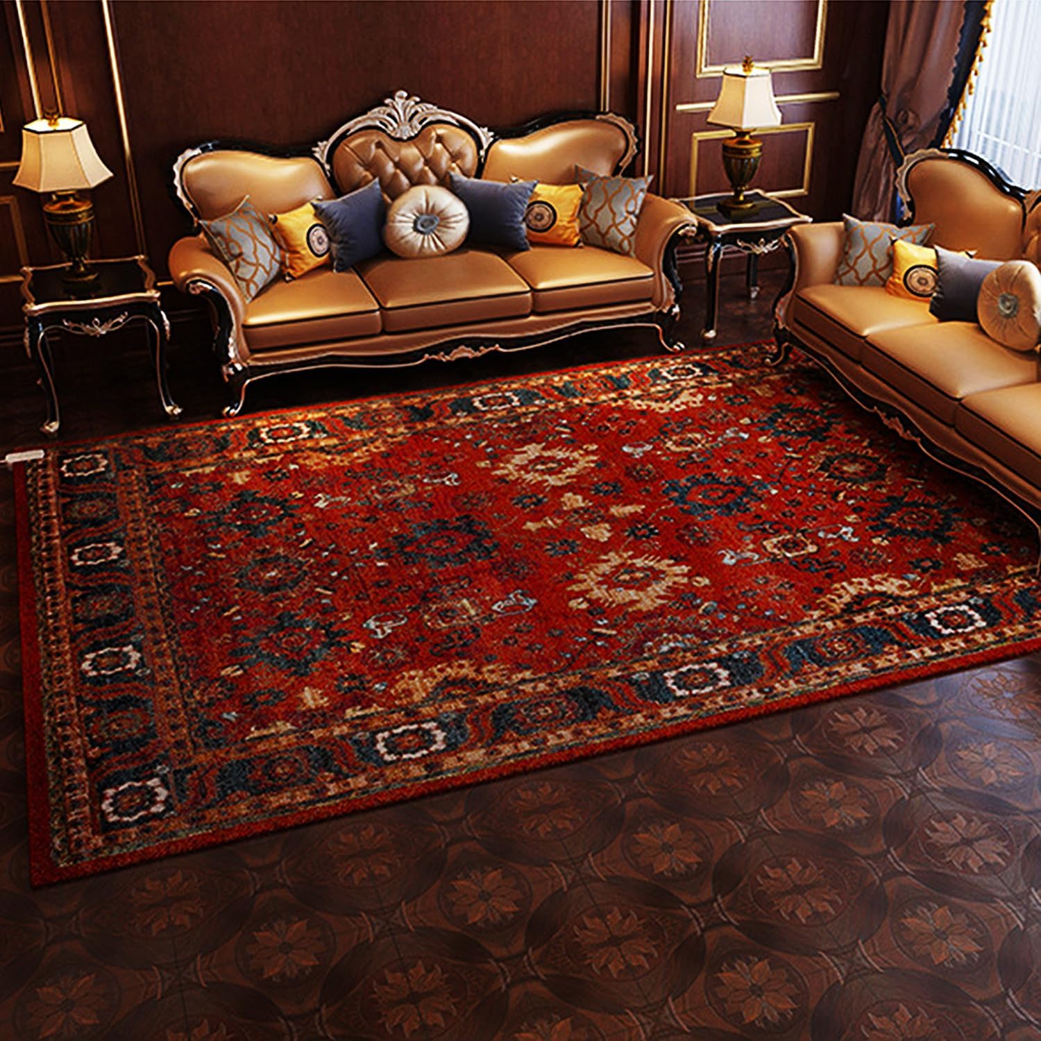 Electric Heated Floor Mat with Timer and Temperature Control