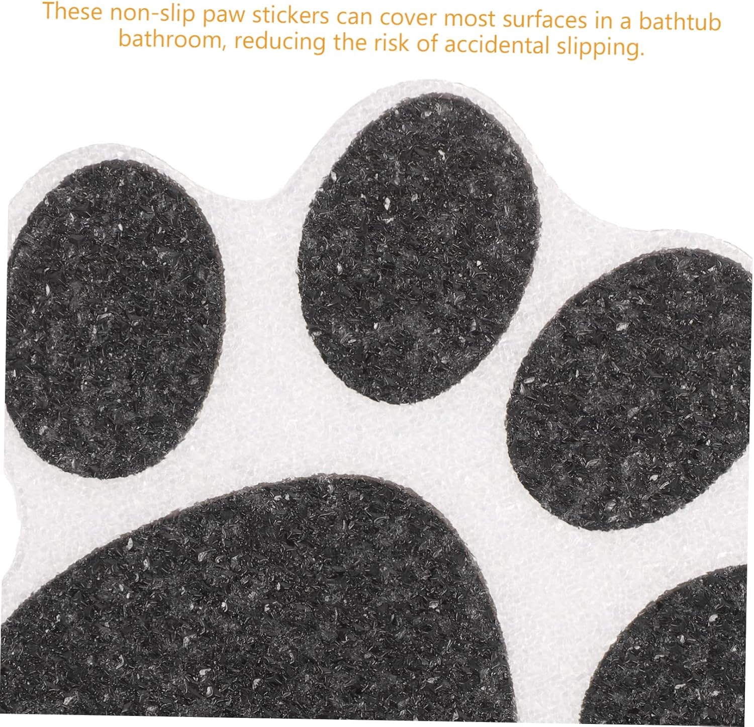 Non-Slip Bathtub Stickers 10pcs Paw Design Decals