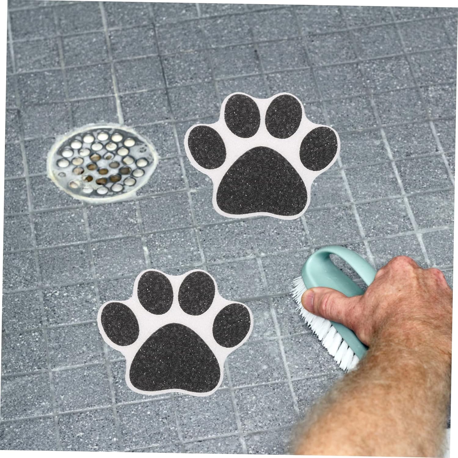Non-Slip Bathtub Stickers 10pcs Paw Design Decals